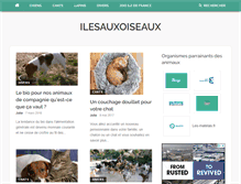 Tablet Screenshot of ileauxoiseaux.fr